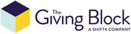 The Giving Block, A Shift4 Company Logo